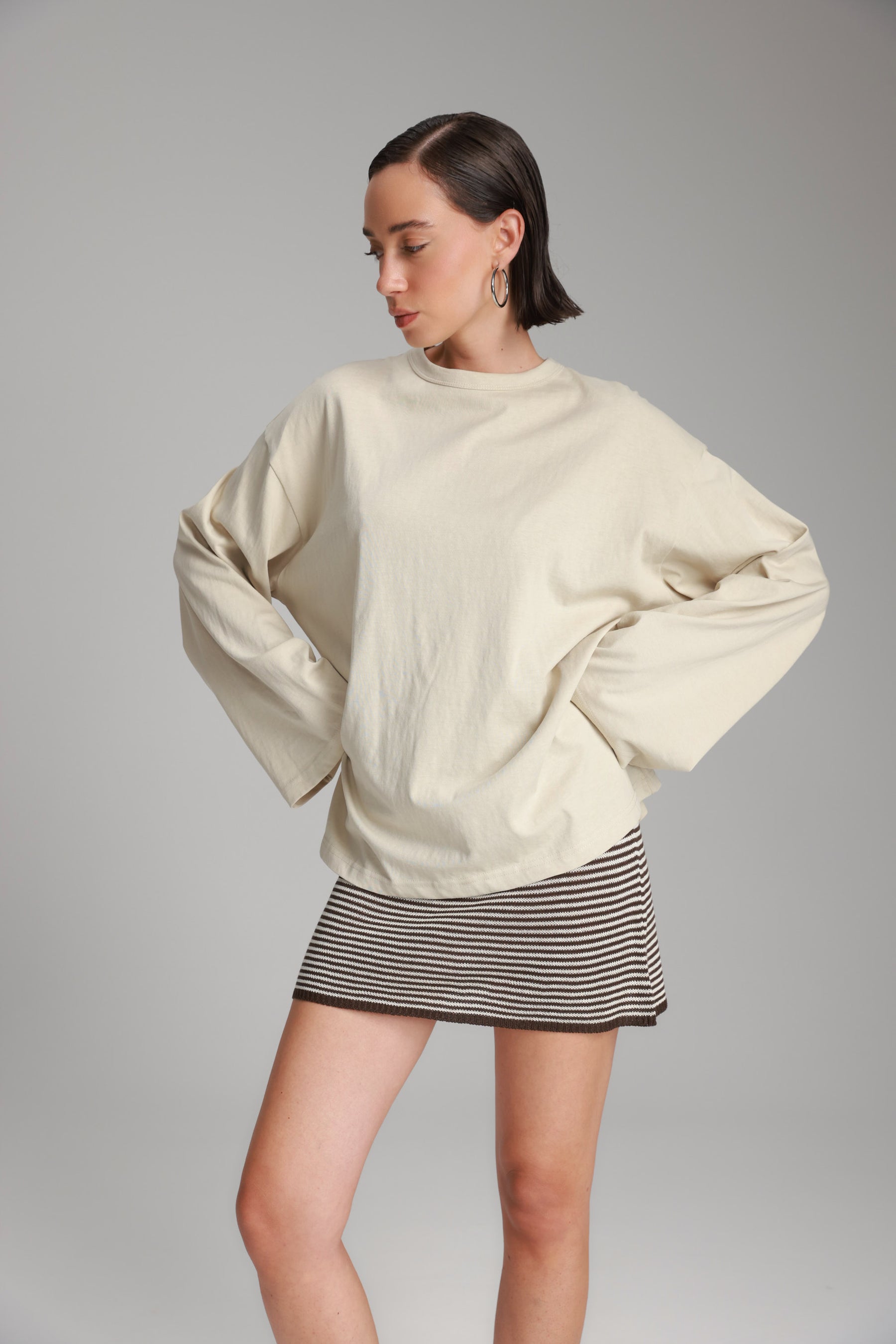 חולצת נדיה בז'