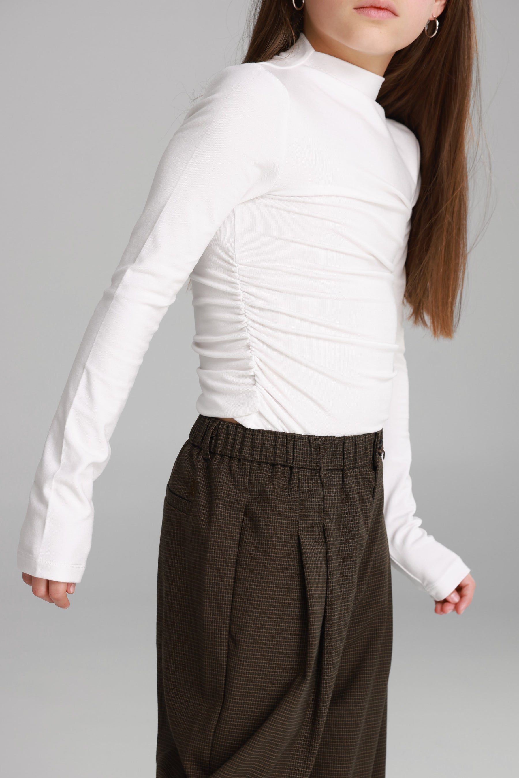 חולצת סטיק לבנה