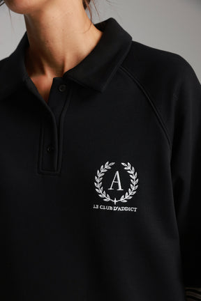 חולצת מריו שחור/אפור