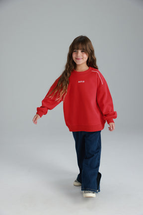 סוויטשירט היילי אדום