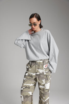 חולצת נדיה אפורה