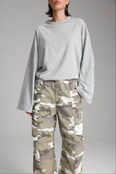 חולצת נדיה אפורה