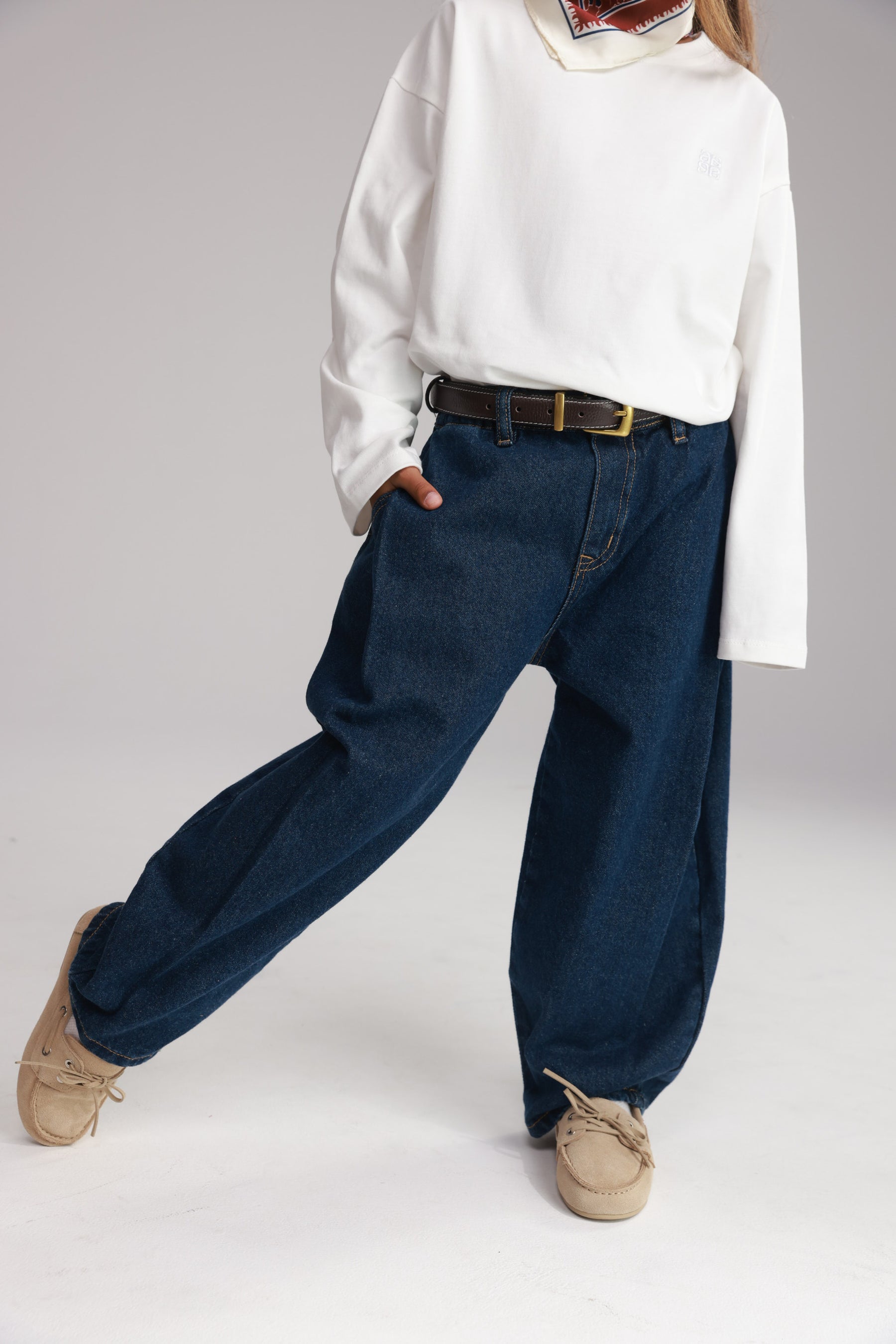 ג'ינס קימי כחול כהה