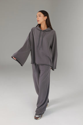 חליפת מירנדה אפורה