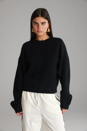 סוודר מלודי שחור