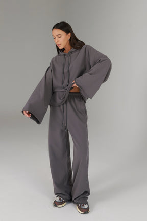 חליפת מירנדה אפורה