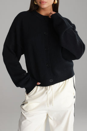 סוודר מלודי שחור