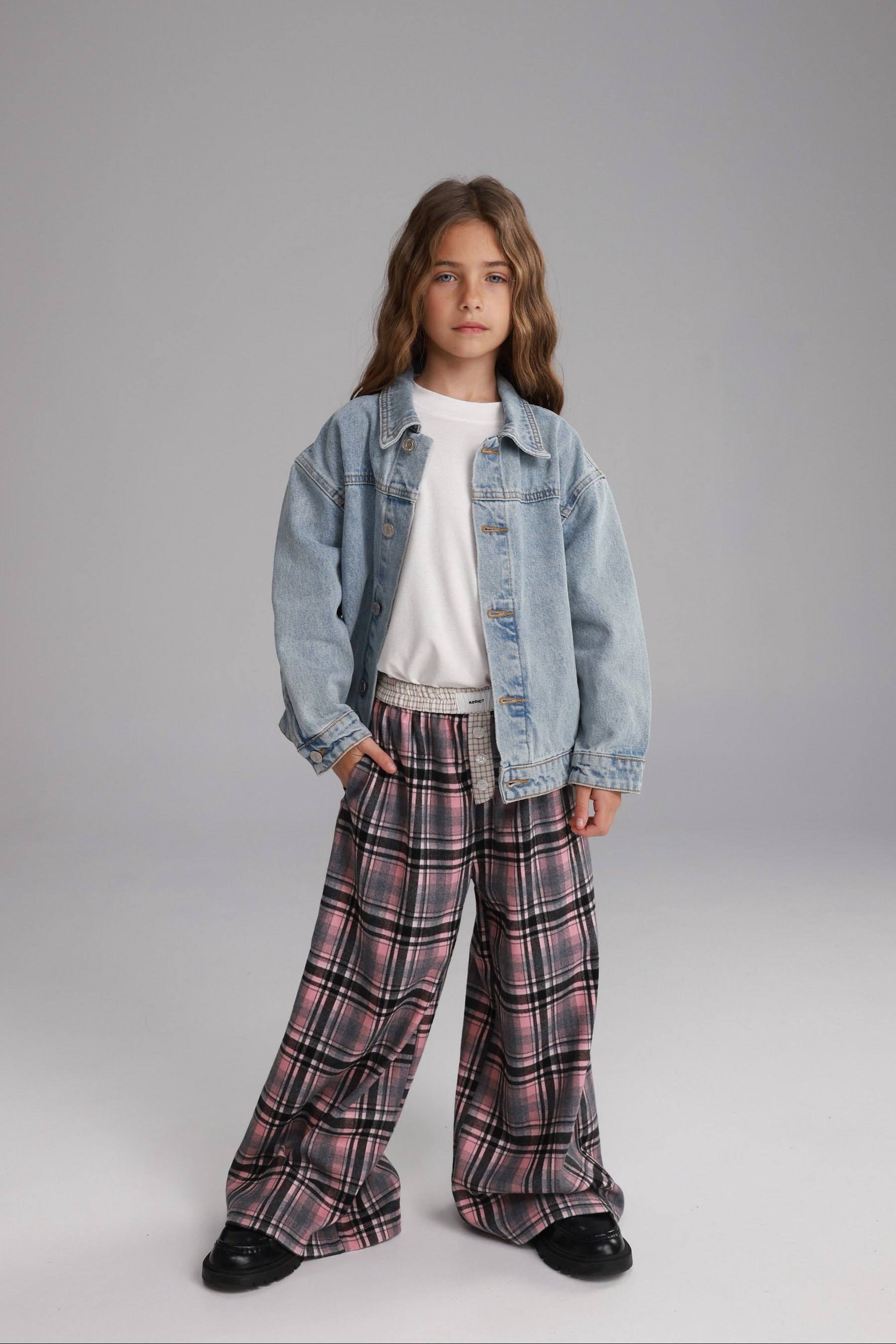 ג'קט ג'ינס בילי כחול בהיר