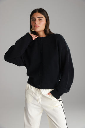 סוודר מלודי שחור