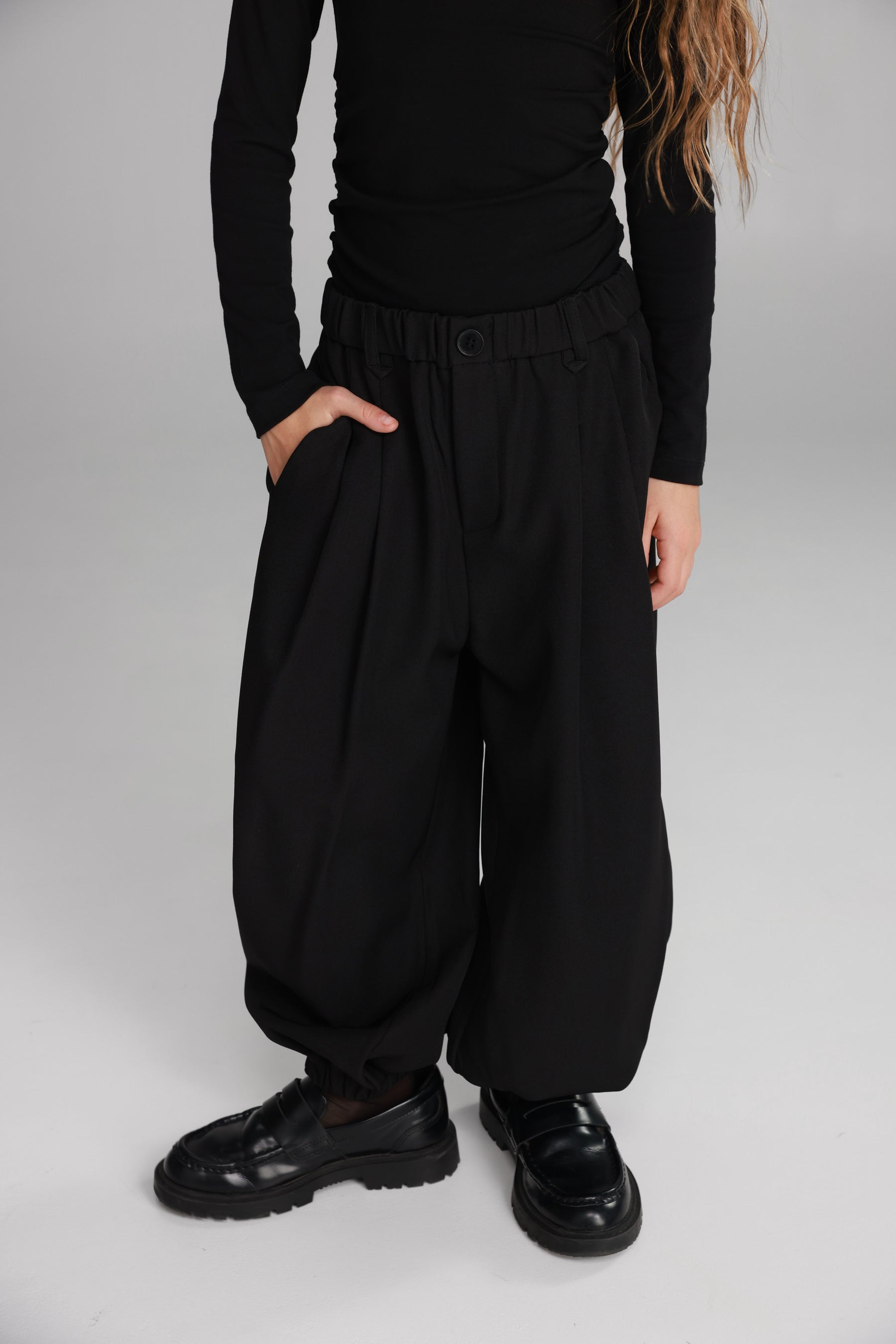 מכנסי לואיסנה שחורים