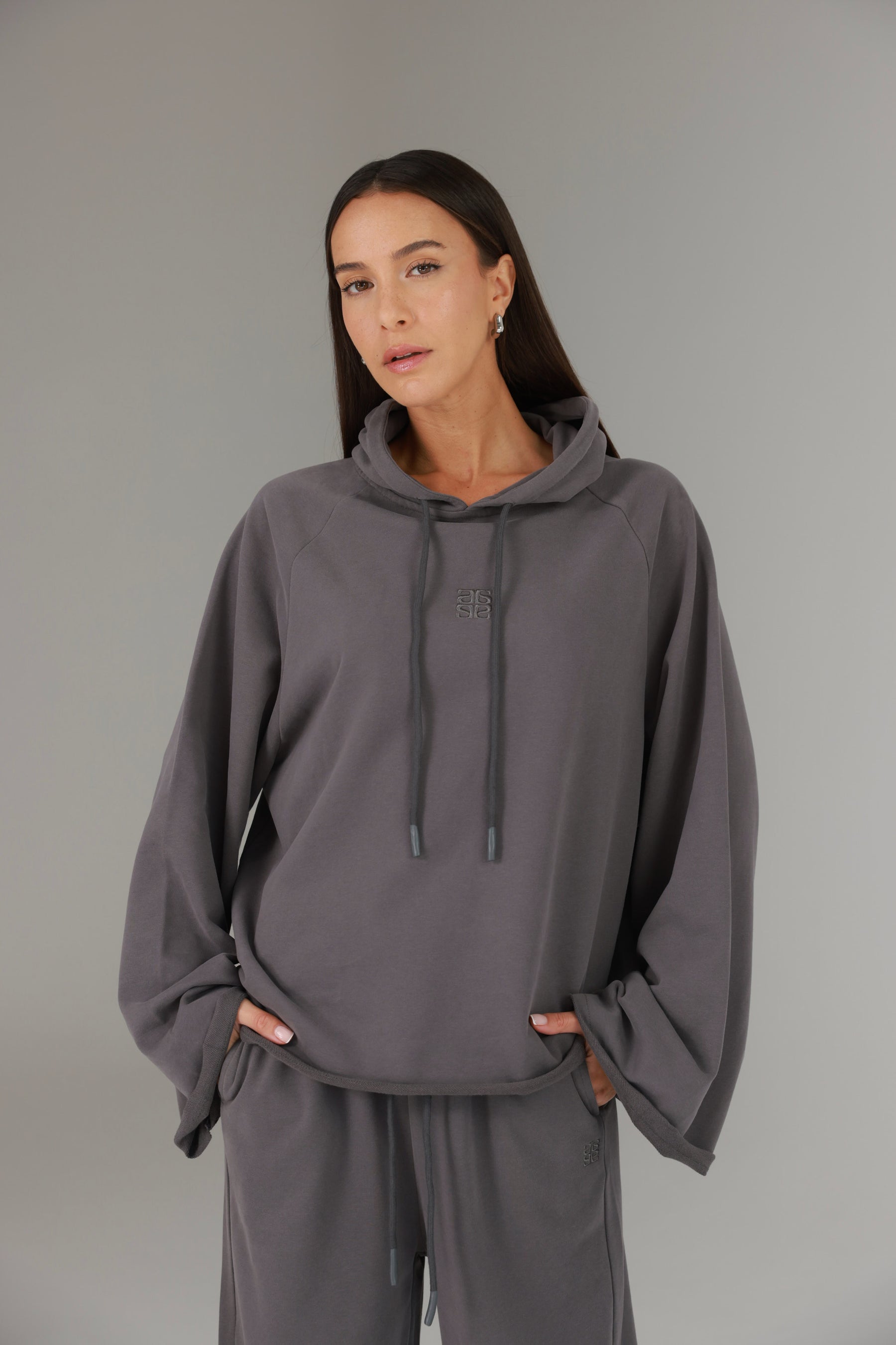 חליפת מירנדה אפורה