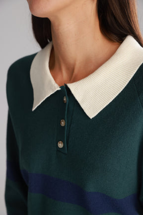 סריג מארי ירוק/נייבי