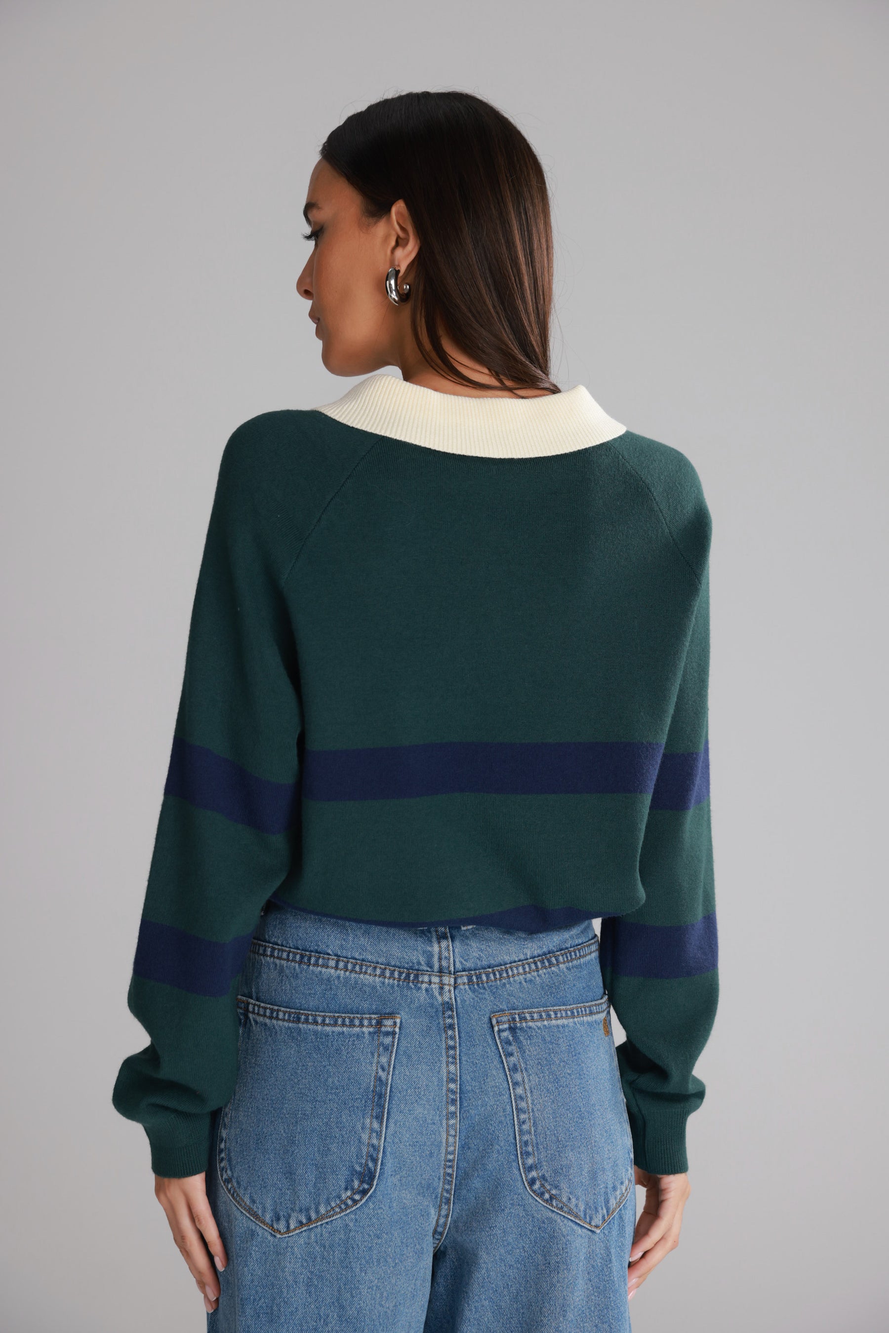 סריג מארי ירוק/נייבי