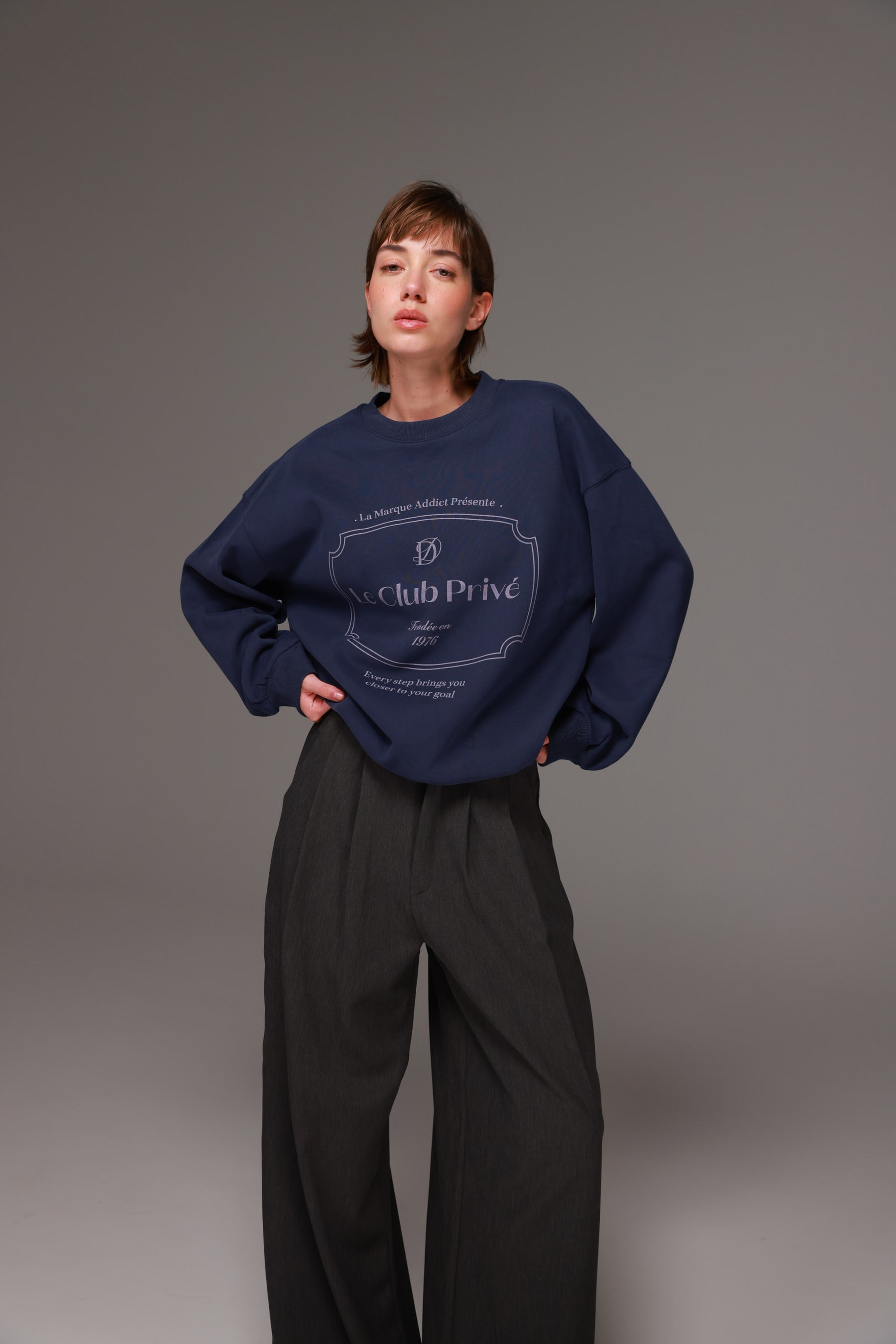 סוויטשירט קליבלנד נייבי