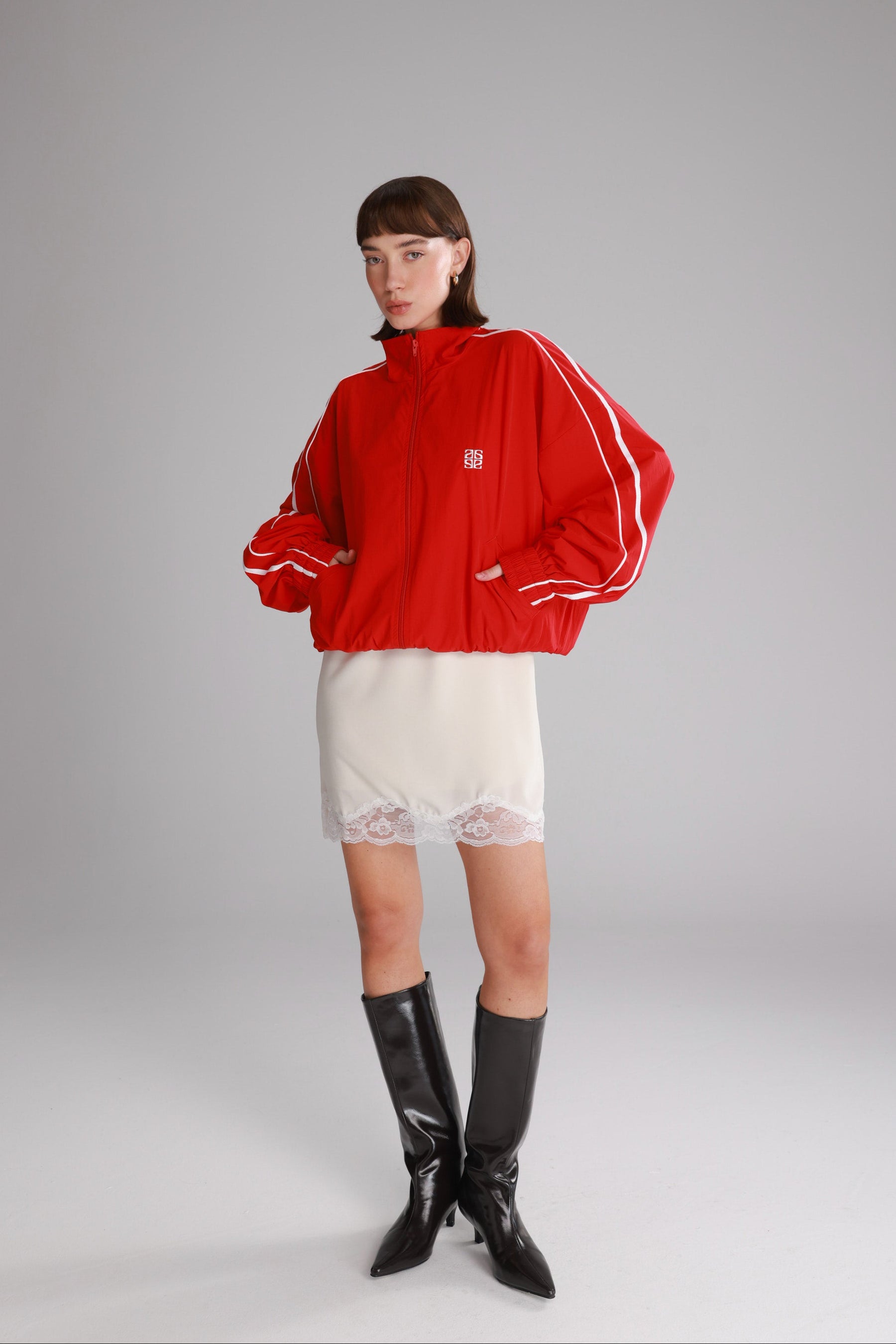 ג'קט האריס אדום