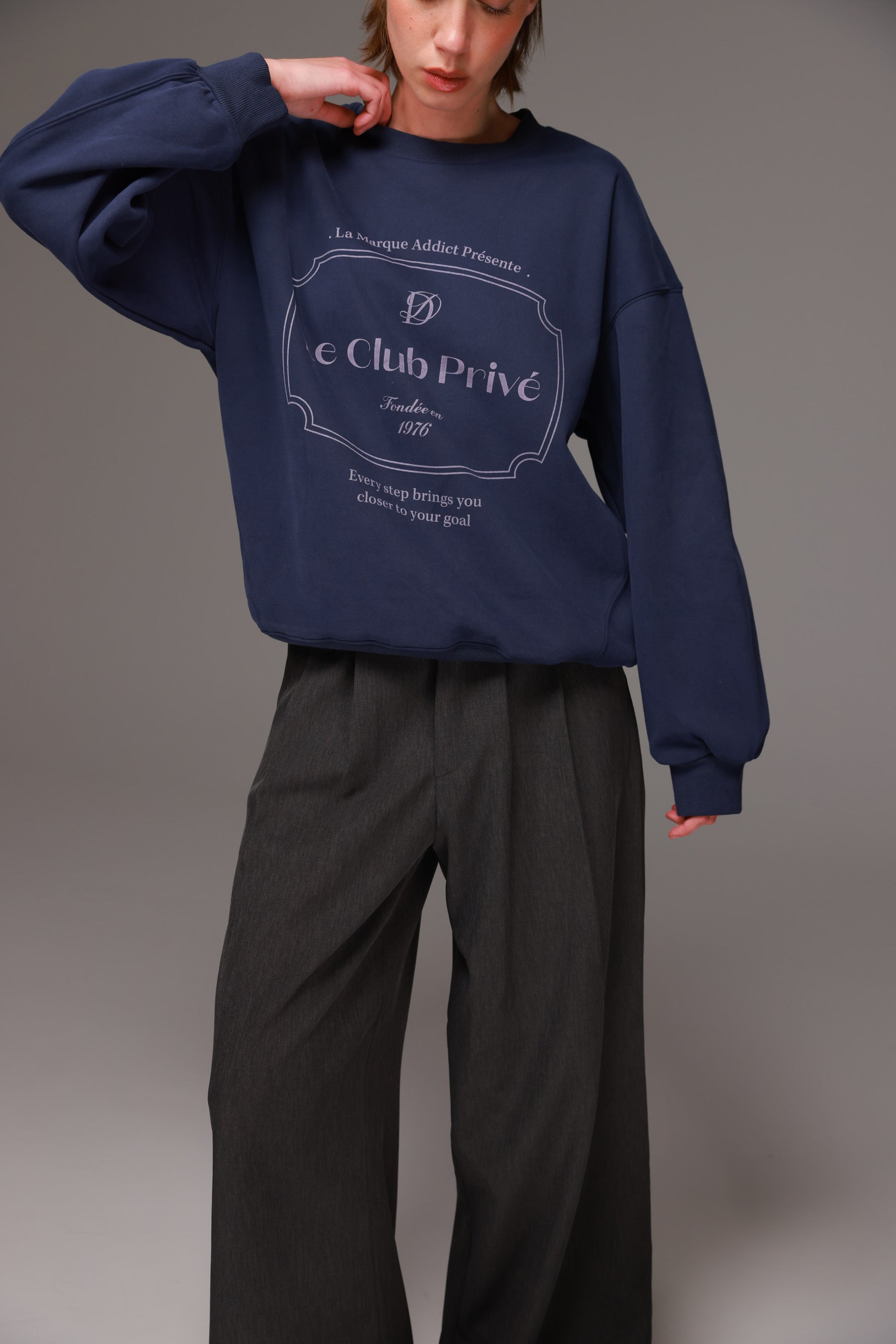 סוויטשירט קליבלנד נייבי