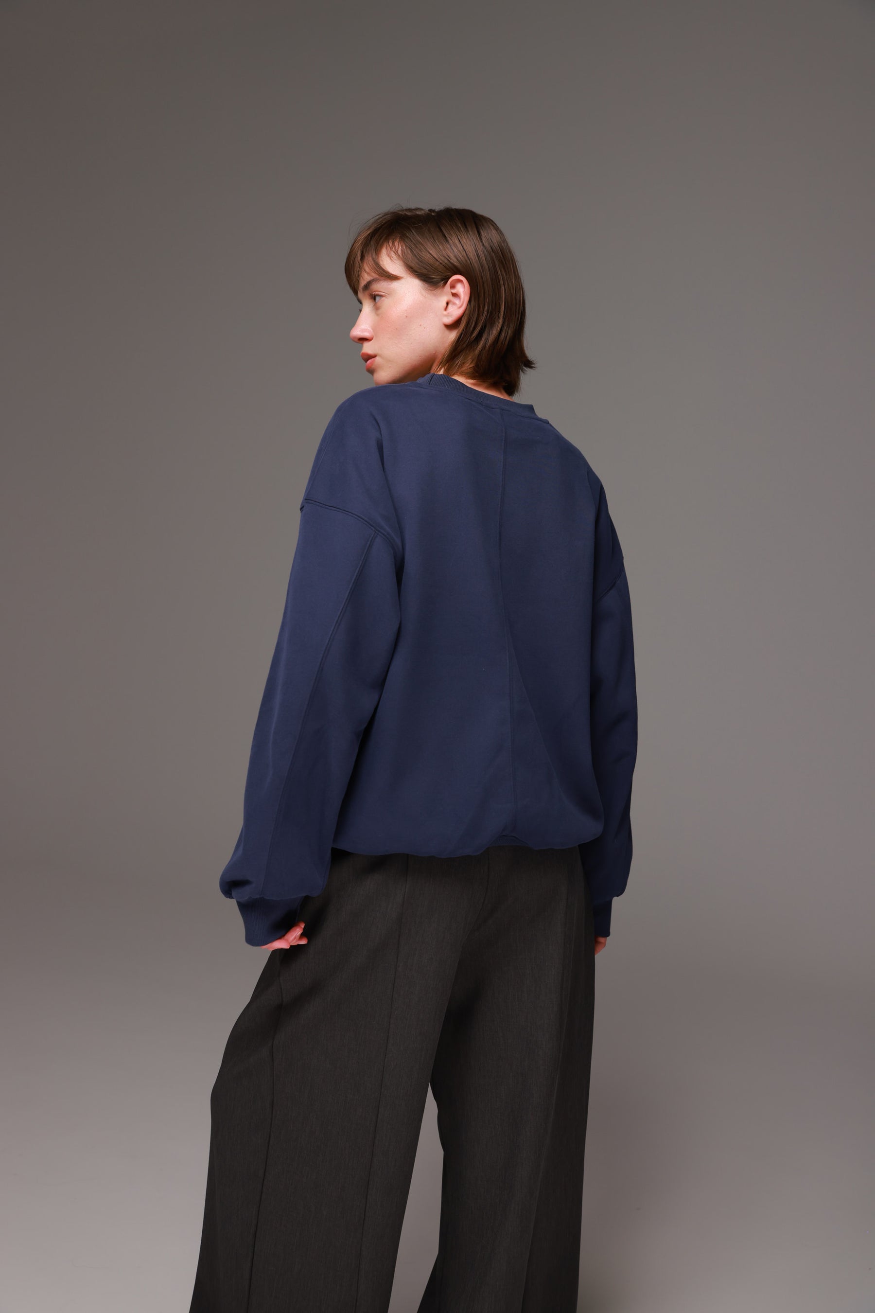 סוויטשירט קליבלנד נייבי