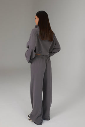 חליפת מירנדה אפורה