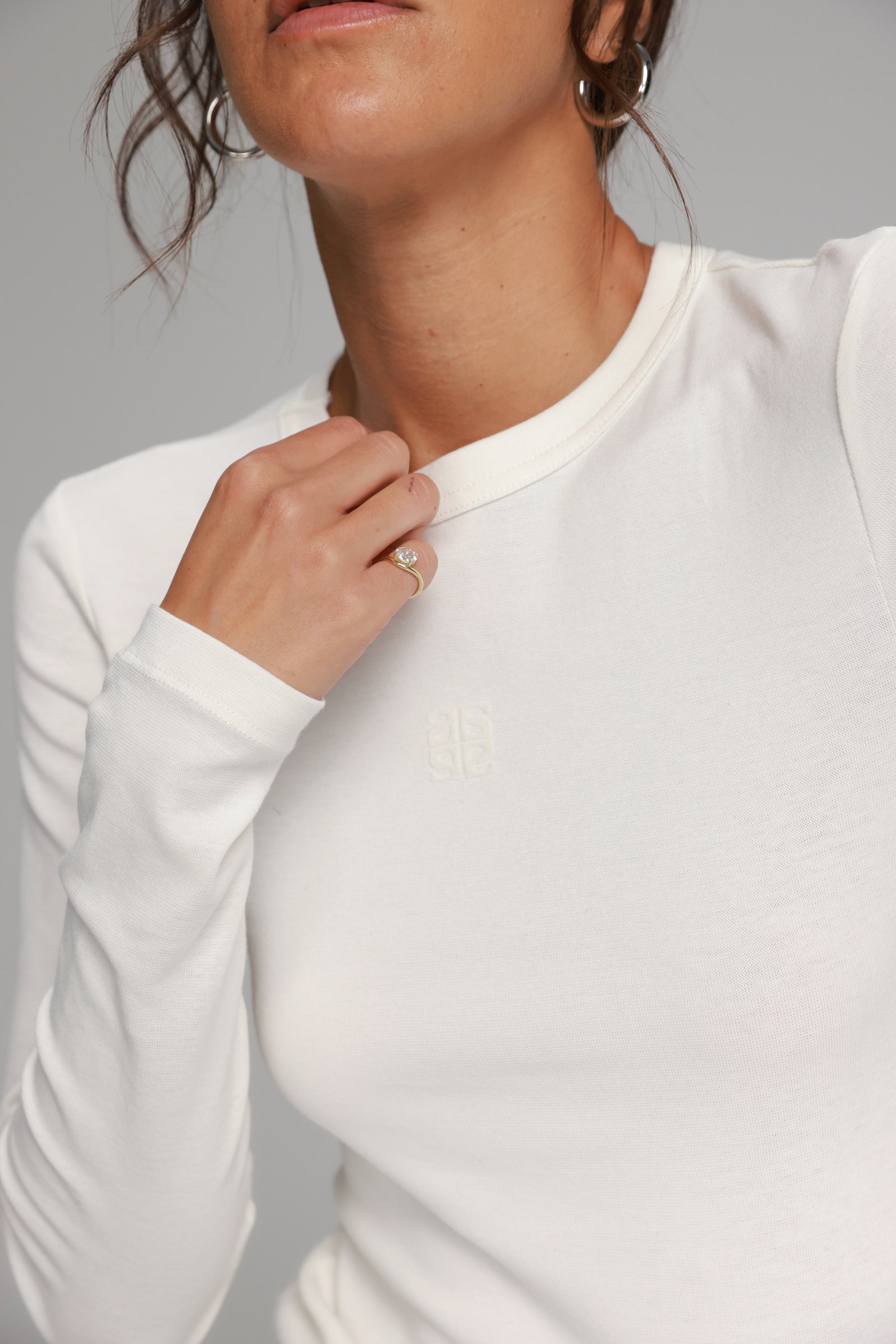 חולצת אולינה לבנה