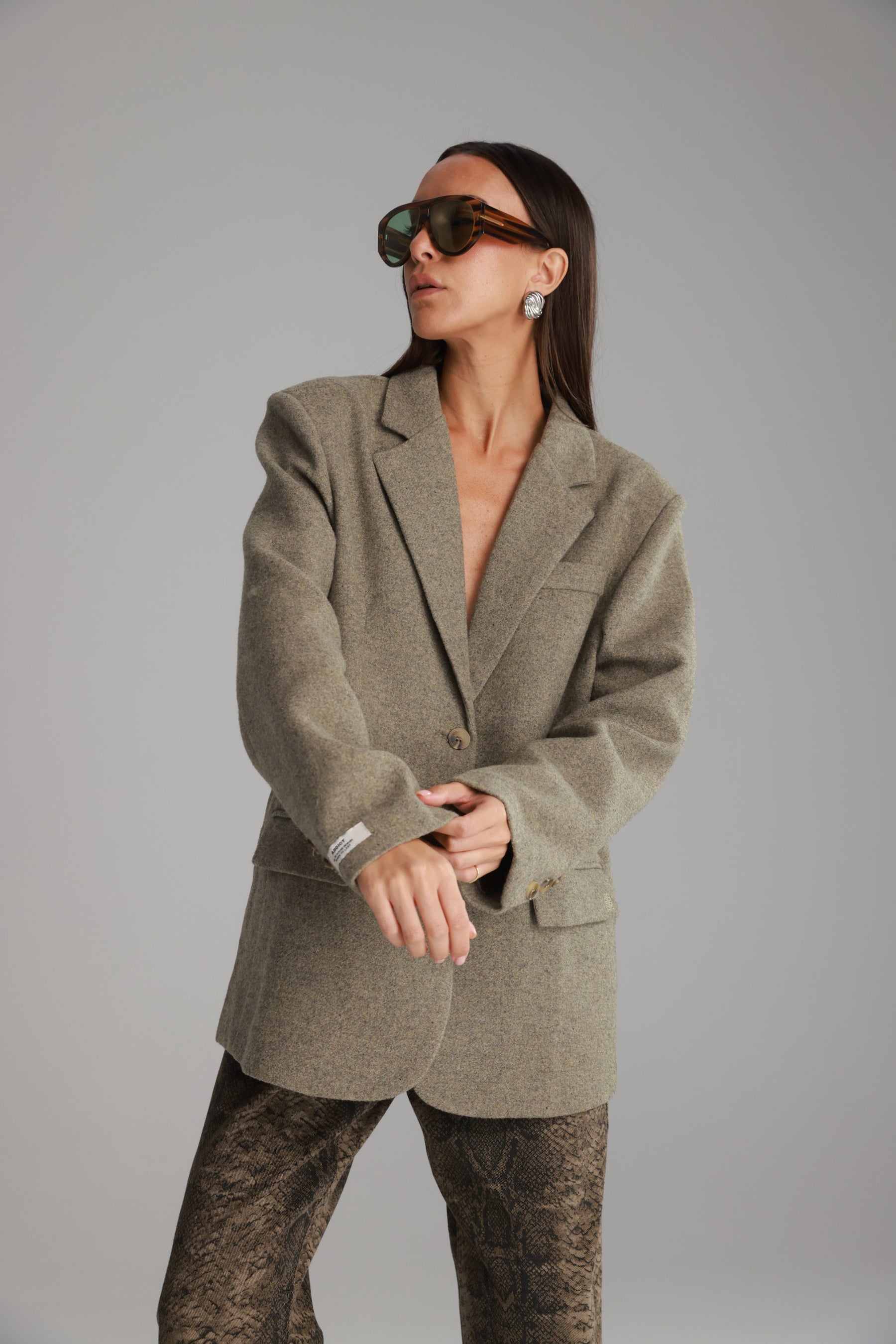 בלייזר אדריאנה ירוק בהיר