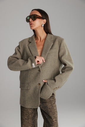 בלייזר אדריאנה ירוק בהיר