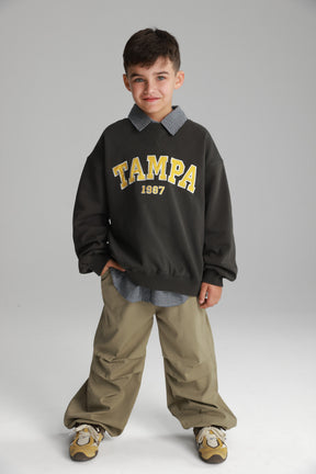 סוויטשירט ביילס אפור כהה