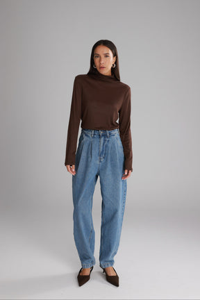 חולצת גולף בריאנה חומה