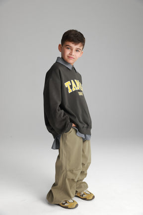 סוויטשירט ביילס אפור כהה