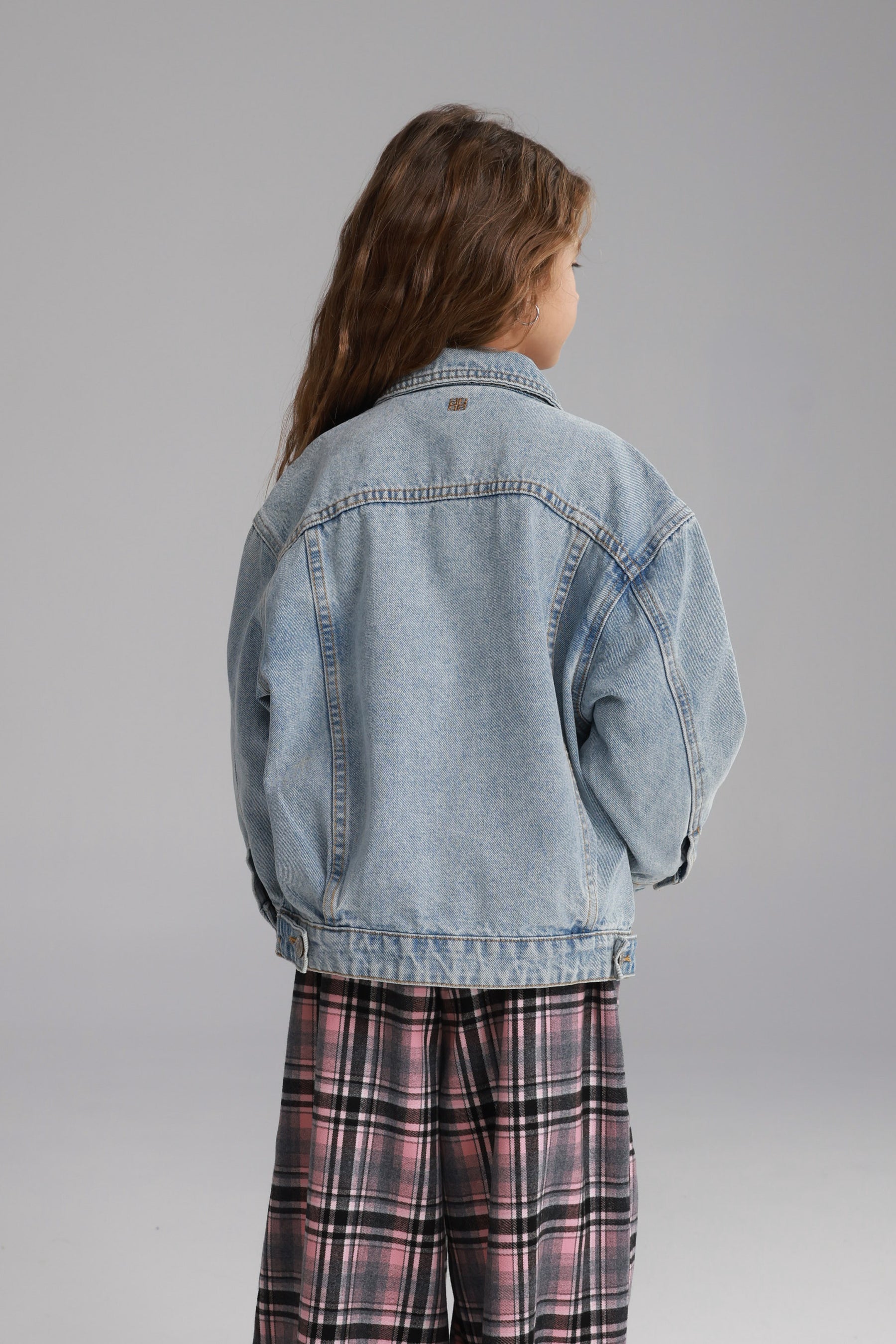 ג'קט ג'ינס בילי כחול בהיר