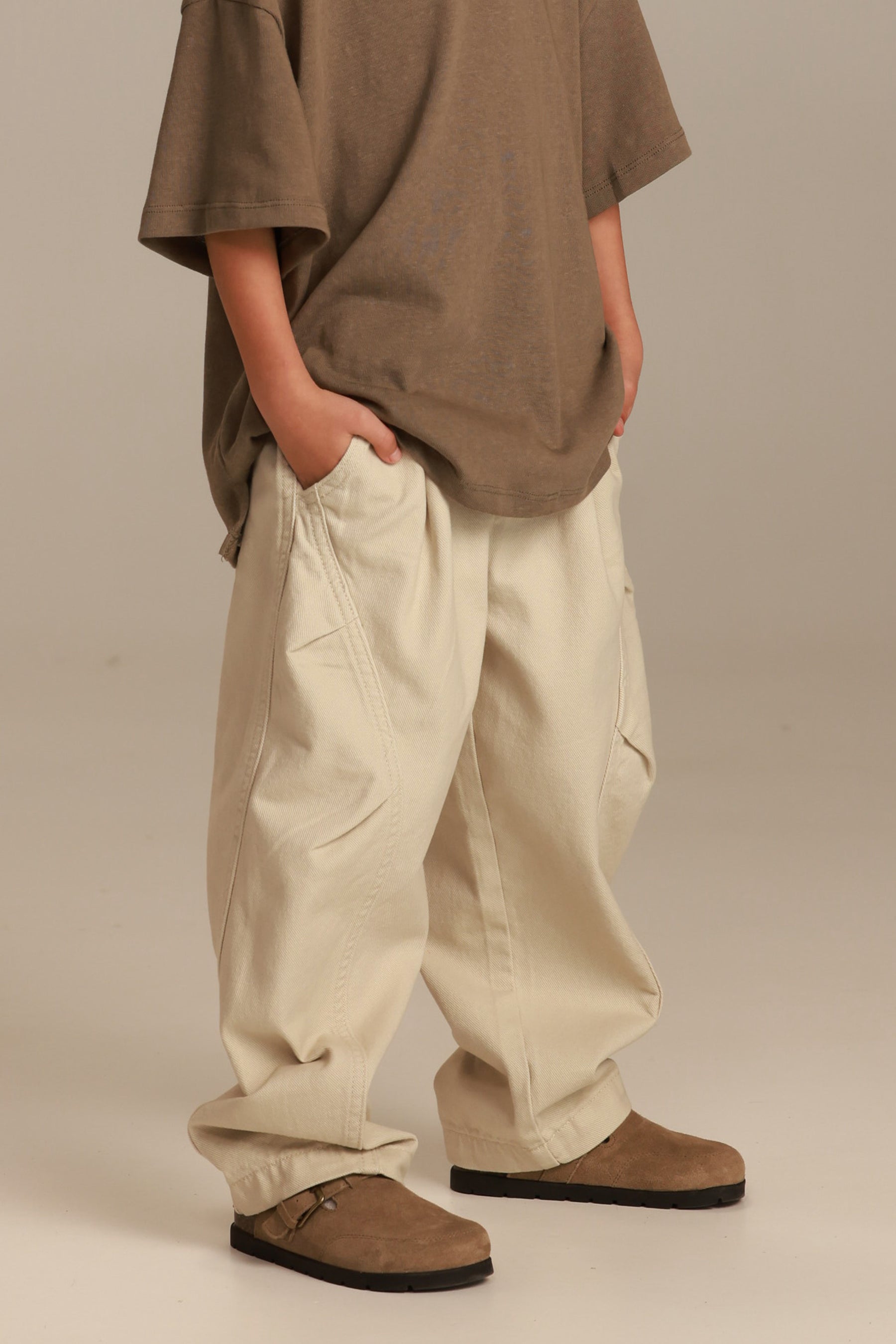 מכנסי ג'ינס מילפי בז'