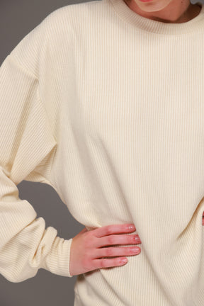 חולצת סריג אמילי שמנת