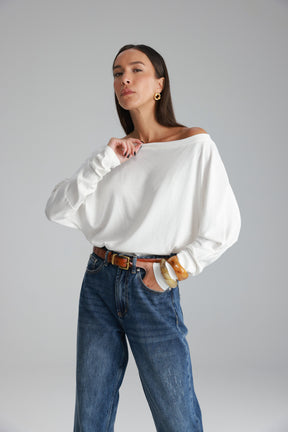 חולצת סלינה לבנה