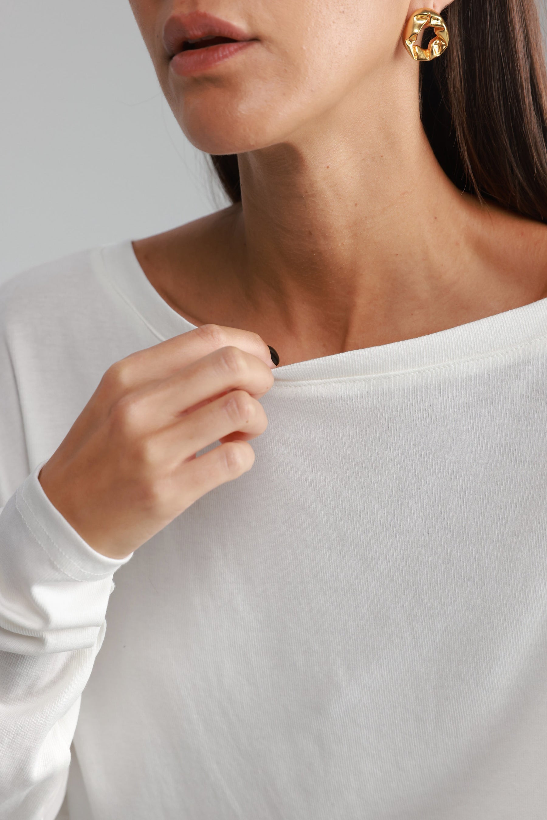 חולצת סלינה לבנה