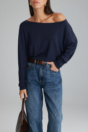 חולצת סלינה נייבי