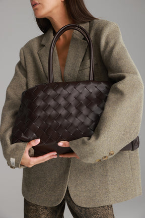 תיק מייסון חום כהה