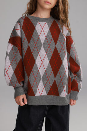 סוודר טומי אפור כהה