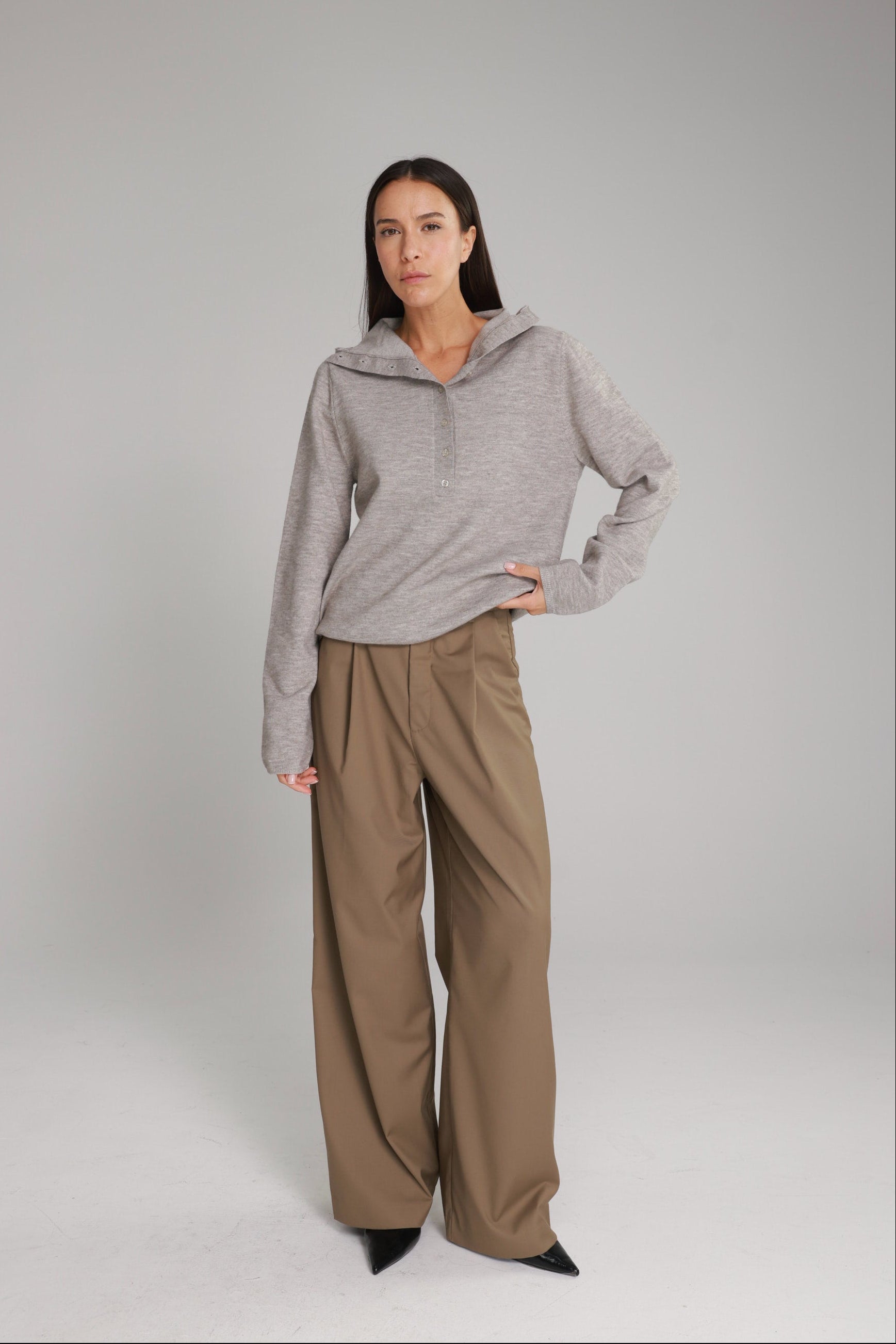 סוודר אירה בז'