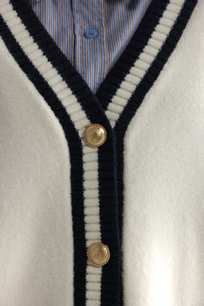 סוודר לוקה שמנת