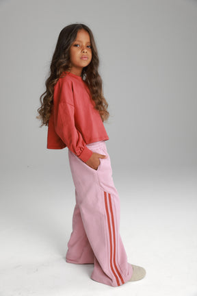 מכנסי ריבר ורודים