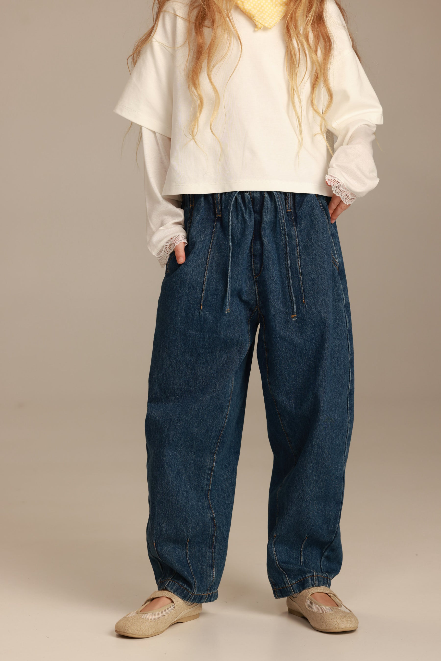 ג'ינס פאולינה כחול כהה