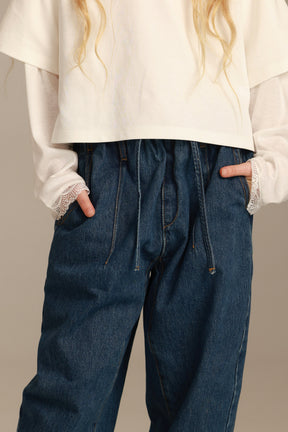 ג'ינס פאולינה כחול כהה