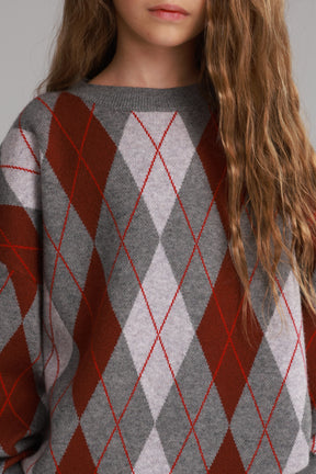 סוודר טומי אפור כהה