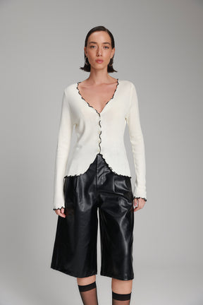 חולצת אריקה שמנת