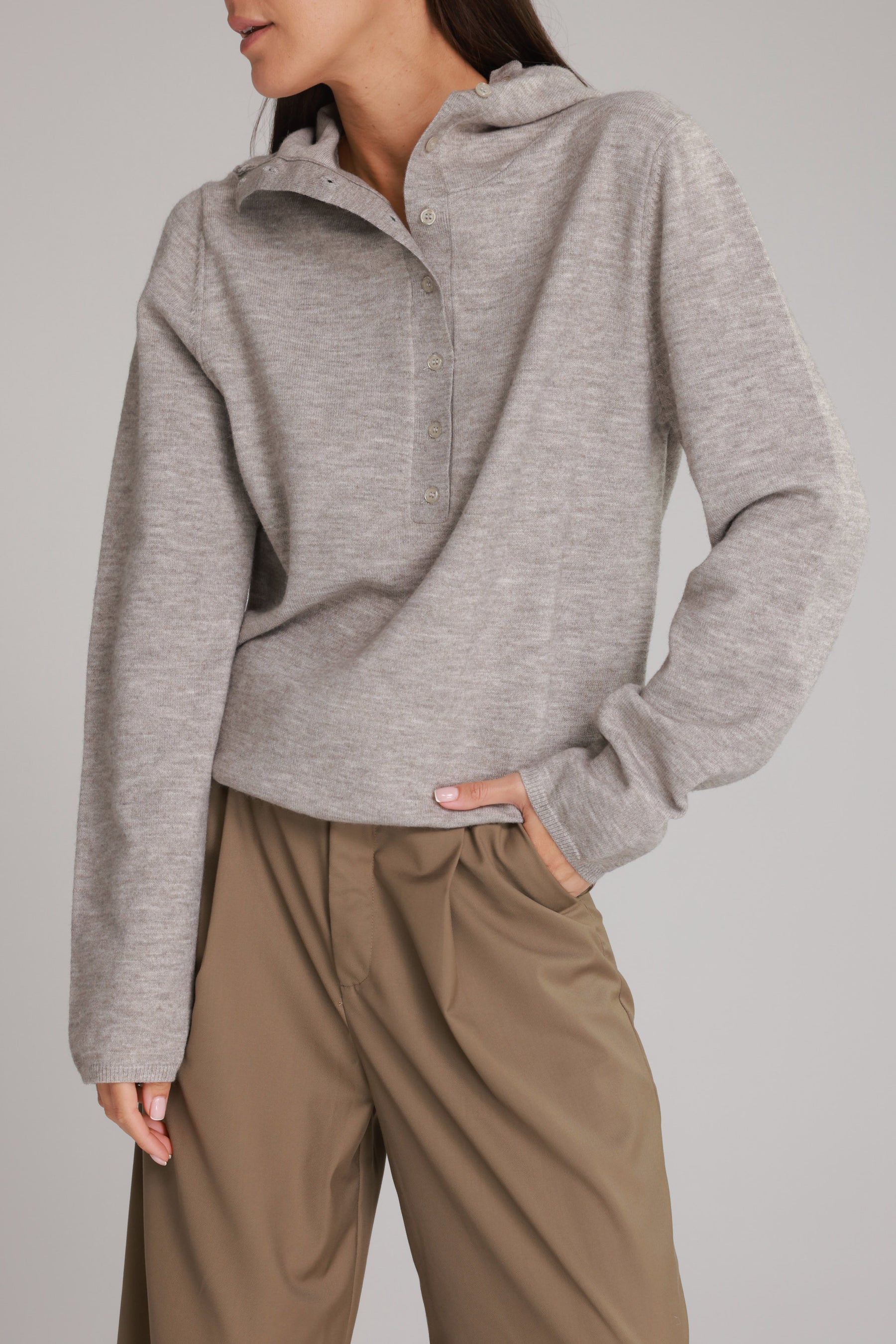 סוודר אירה בז'