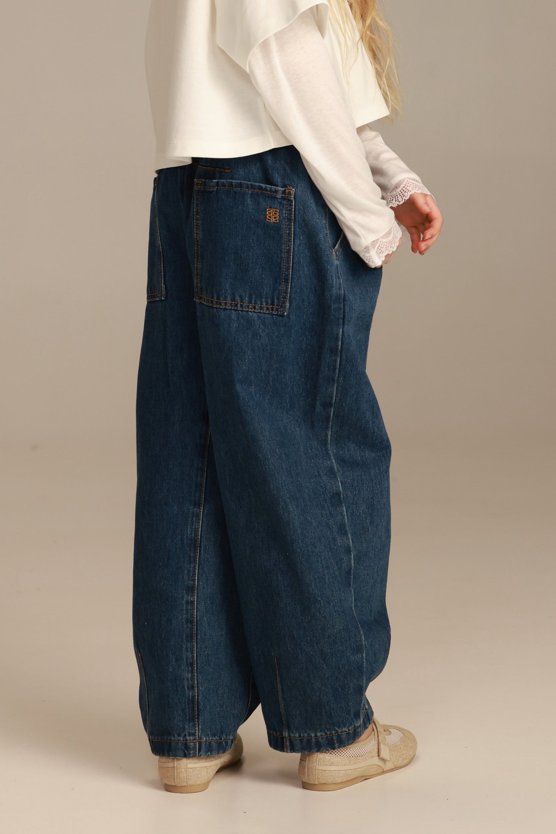 ג'ינס פאולינה כחול כהה