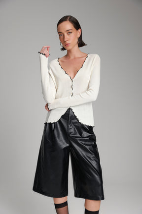 חולצת אריקה שמנת