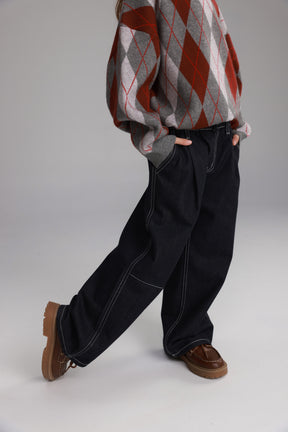 ג'ינס קוניל כחול כהה