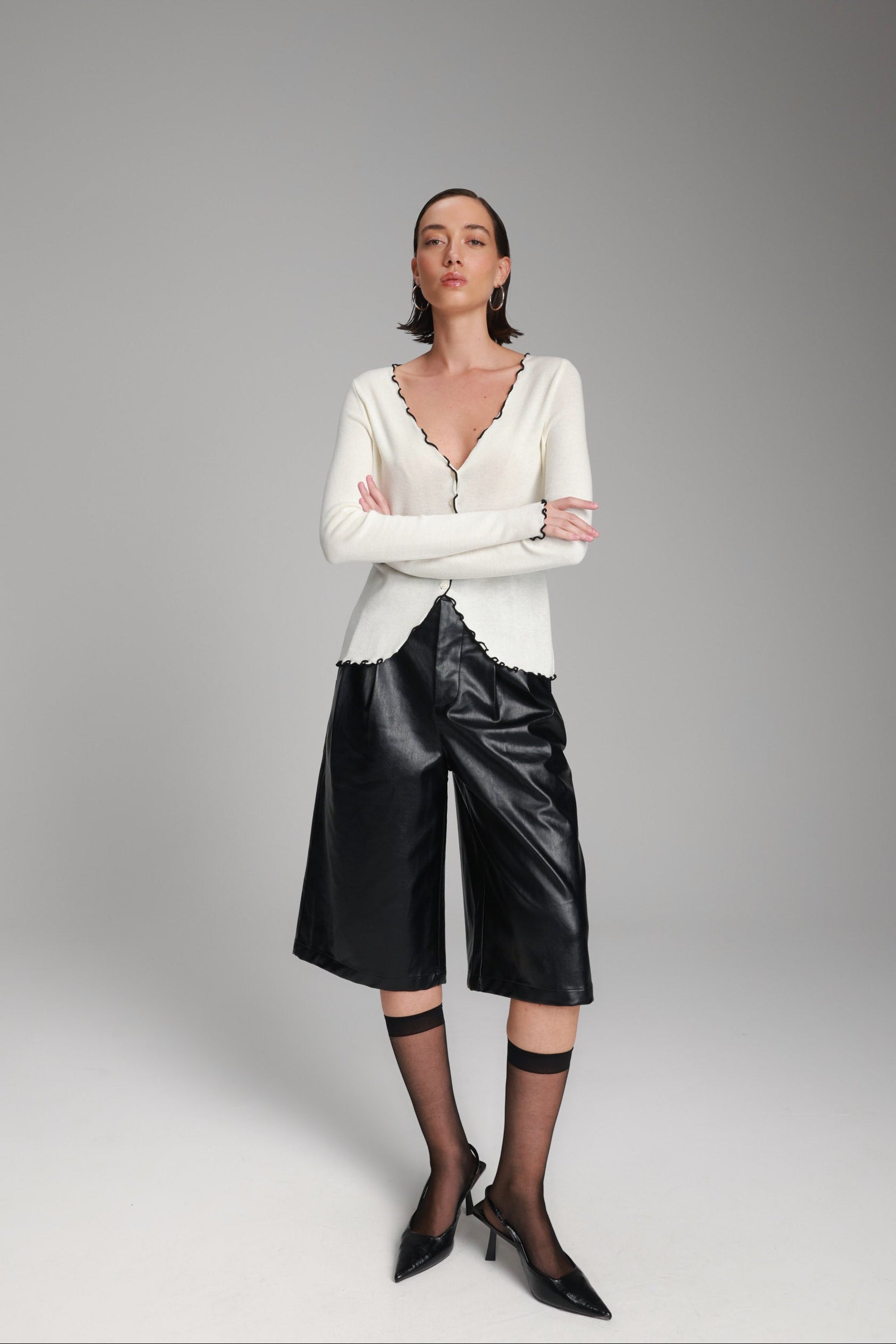 חולצת אריקה שמנת