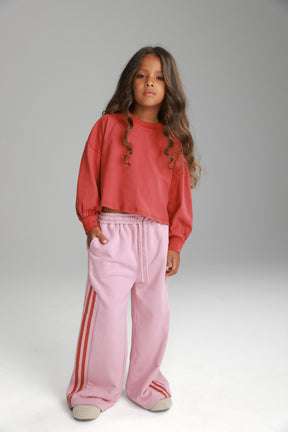 מכנסי ריבר ורודים