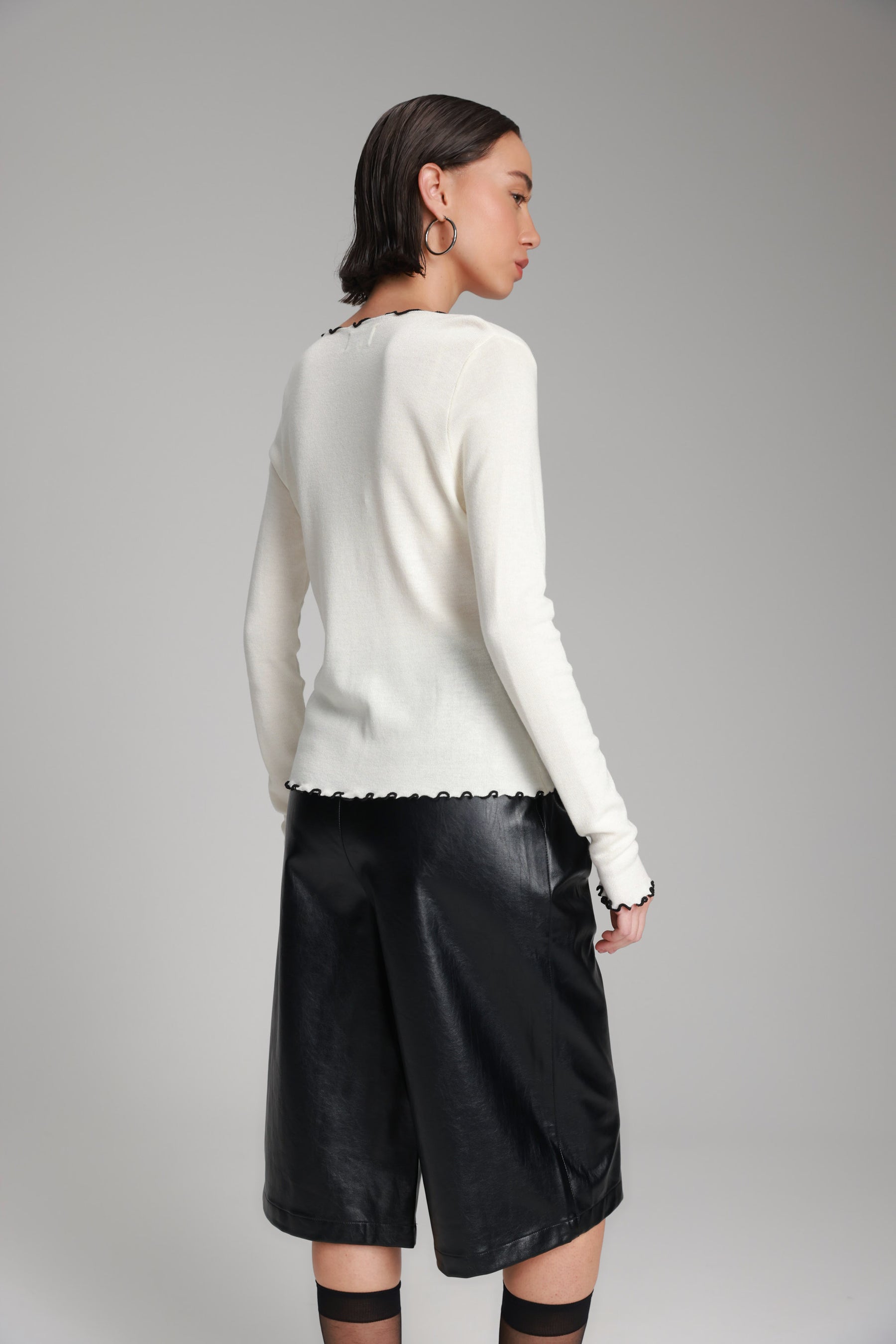 חולצת אריקה שמנת